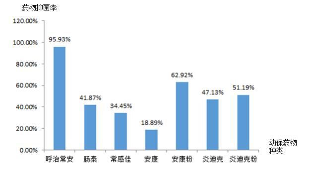 图3 动保药物药敏结果