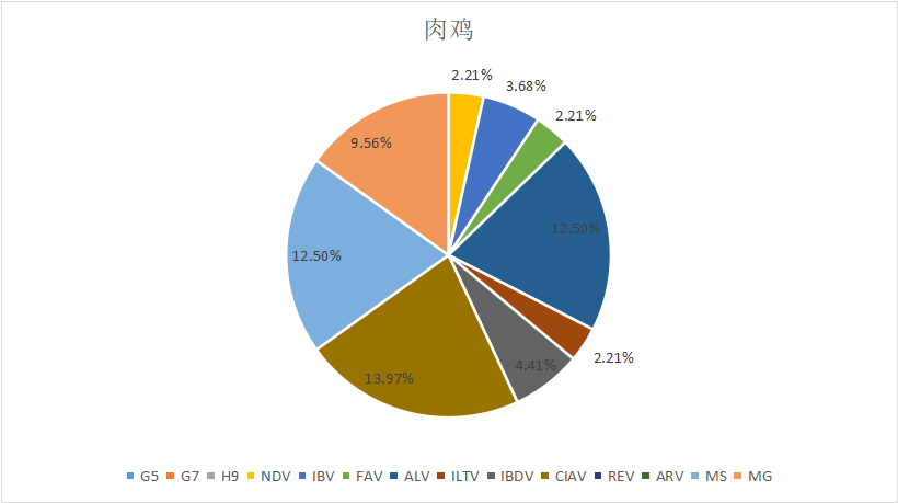 2023年1月白羽肉鸡疫病检测分析报告